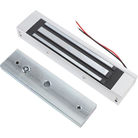 Serrure électromagnétique étanche 180kg 396lbs force de maintien 12V verrouillage magnétique pour système de contrôle d'accès (1/5)