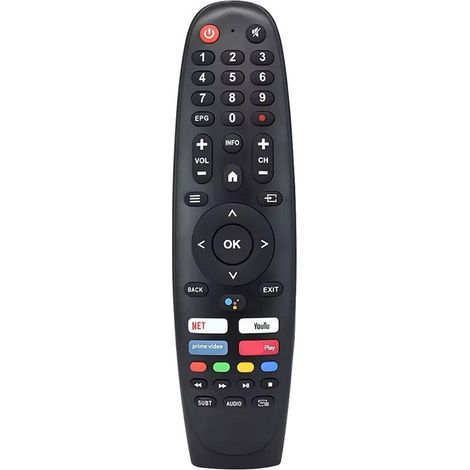 Telecomando vocale di ricambio RM-C3408E per i televisori LT-32N3135A, EC40V2FA e EC32V2HA. (1/2)