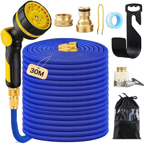 Garden Hose, Garden Hose, Telescopic Watering Hoses, Adapters, Gardens, Outdoors, Yards