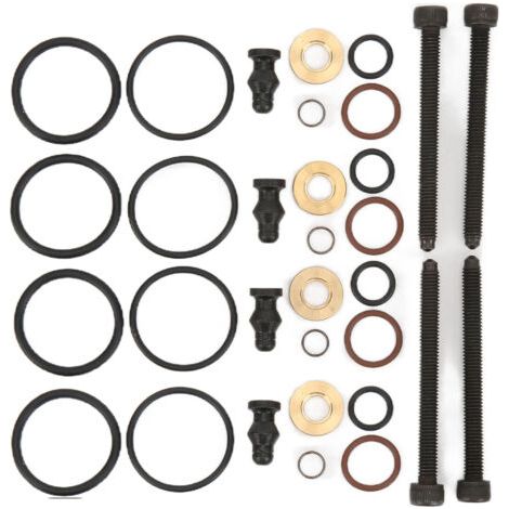 Kit de arandelas de sellado para inyectores de combustible con 4 tornillos, número de pieza 1417010997, repuesto para L4 1.9L 2004 a 2006. (1/4)