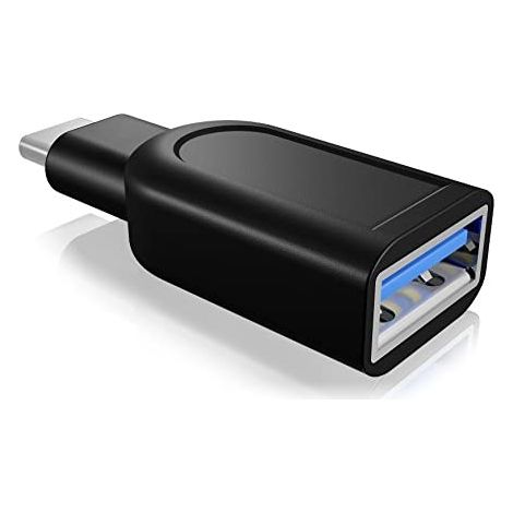 ICY BOX USB 3.0 C - USB 3.0 A Nero - Adattatore per cavo (USB 3.0 C, USB 3.0 A, connettore maschio / connettore femmina, Nero) (1/4)
