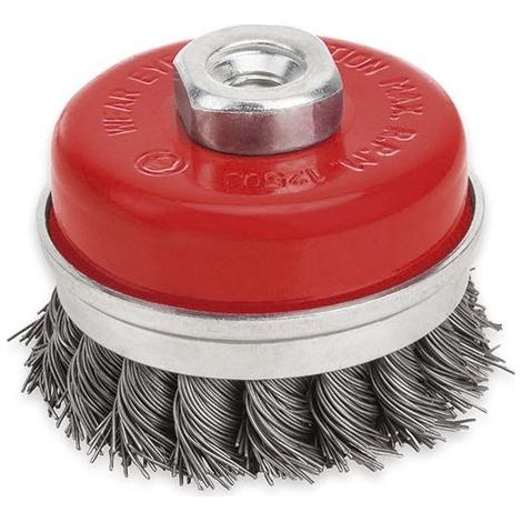 Dogher 825-125 CEPILLO TAZA TRENZADO A.GRIS 125x0,5MM (1/3)