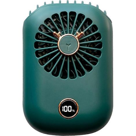 Mini ventilateur personnel portable pour le cou, idéal pour les filles, les femmes, les enfants et les voyages.