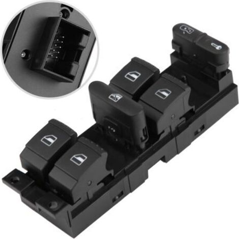 Interrupteur de fenêtre principal électrique pour Golf Jetta Bora Passat B5 Seat Leon Toledo 1999-2006 (1/4)