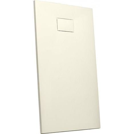 Receveur de douche en résine à l'italienne rectangulaire 140x70 design moderne Stone - Beige (1/5)