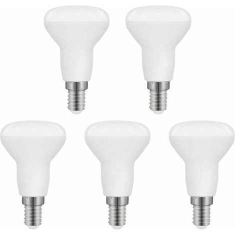 Ampoule LED R50 E14 5W, R50 LED E14 Réflecteur Équivalent Ampoule Incandescente E14 40W, Blanc Froid 6500K 550LM, Non Dimmable, Lot de 5 [Classe énergétique F]