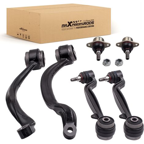 Front Upper Track Control Arms w/ Ball Joints for Range Rover L322 LR018343 (1/5)