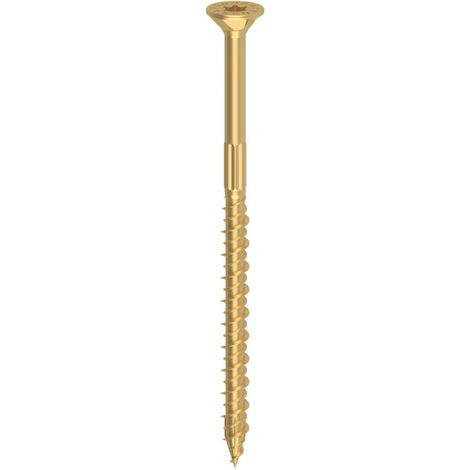 Viti pro tps torx 8,0x400 zincato giallo scatola 75 pezzi