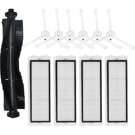 Per l'aspirapolvere robot Qihoo 360 S5 / S7 Pro, spazzola laterale principale di ricambio, rullo, filtro HEPA, accessori (1/5)