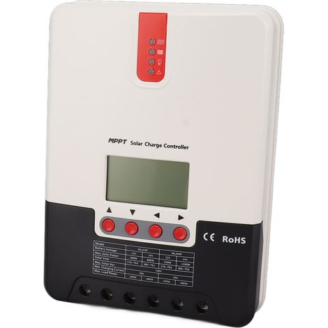 Contrôleur solaire MPPT 30 A 12 V 24 V, paramètres réglables, écran LCD, régulateur solaire MPPT pour la charge photovoltaïque de batteries au lithium-acide. (1/5)