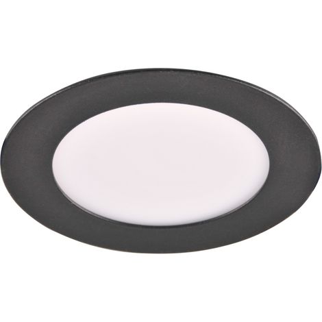 Faretto LED incasso rotondo Ø12 4,8W 4000K nero Polux (1/5)