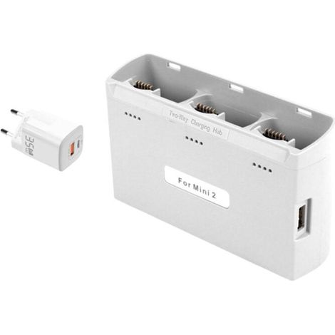Chargeur de Batterie 3 Voies pour Drone 2/SE, Compatible avec pour les Drones 2 SE/SE/4K, avec Prise UE 35 WPD
