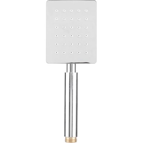 Wifehelper Handbrausekopf aus massivem Messing, G1/2 Zoll Gewinde, Hochdruck-Vierkant-Duschkopf, Handbrause für System (A (Handbrause))