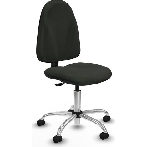 Algarra CP bali negro  base cromada ruedas autofrenantes 50mm