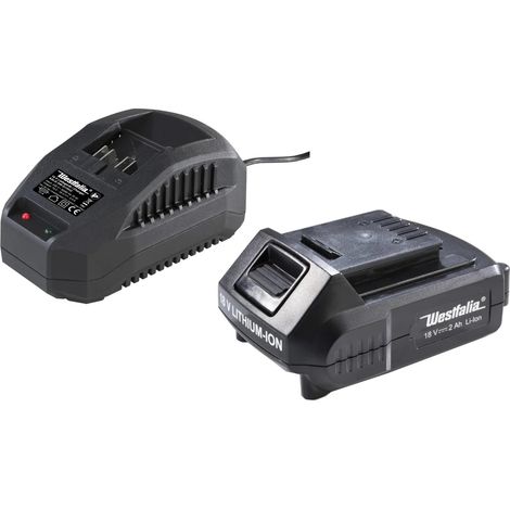 Starter Set 3 - 18 Volt Li-Ionen Familie: 1 x Akku 2,0 Ah + 1 x Ladegerät (1/5)