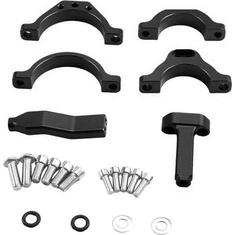Kit de soporte de estabilizador de amortiguamiento de dirección para moto Kawasaki ZX-4R ZX 4R ZX4RR ZX-4RR 2023- Negro (1/5)