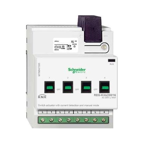 Sistema de automatización Schneider Electric KNX 16 A 4 consumidores