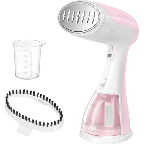 Mini fer à vapeur, (15s chauffage rapide, réservoir d'eau de 300ml, 1500W), vapeur portable, polyvalent et pratique (1/5)