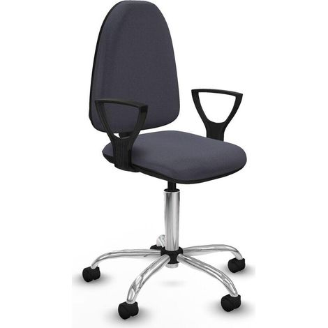 Piqueras-y-crespo Aýna chaise de bureau gris foncé (1/3)