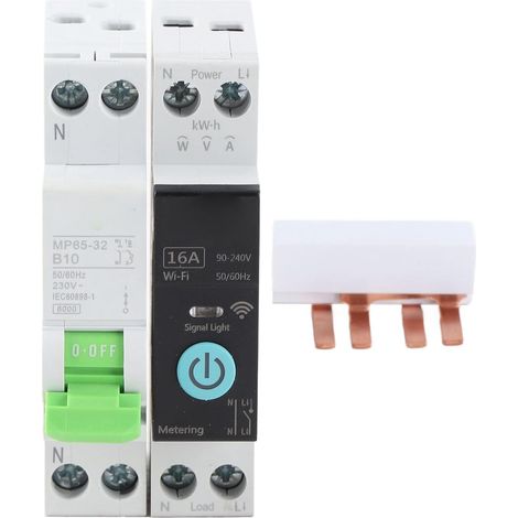 PA66 Smart WiFi Circuit Breaker, Wireless Controller with (1/5)