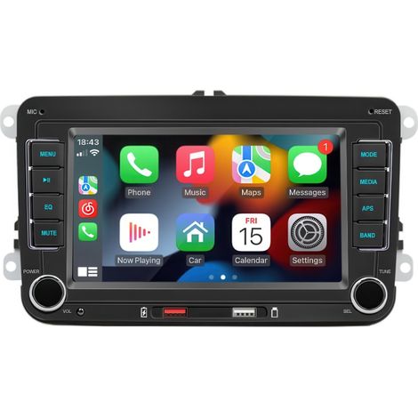 Autoradio F9070W / CarPlay e Android Auto - 7 pollici per Volkswagen