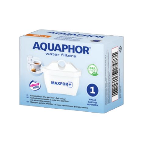 Aquaphor Cartouche Filtrante Maxfor B100-25 - 200 ml - Eau Pure - Compatible Universel - Efficacité Optimale