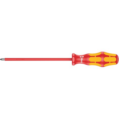 Tournevis isolé pour vis cruciformes Ph, 1 x 150 mm, Rouge (1/5)