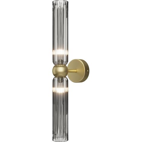 Maytoni Antic Lampada da parete moderna Up & Down con paralume grigio 2xG9 (1/2)