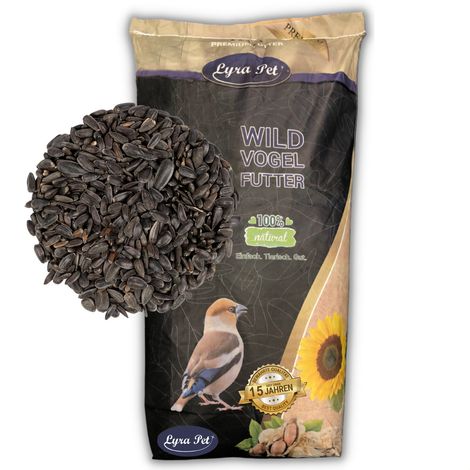 20 kg de graines de tournesol noires Lyra Pet® Nouvelle récolte