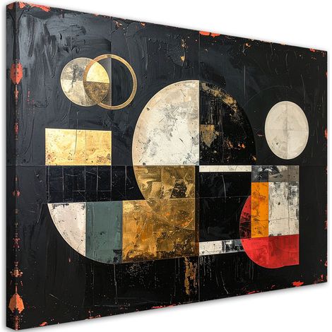Stampe su Tela, Forme di astrazione geometrica, 90x60 (1/5)