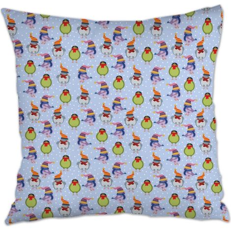 Housse de coussin 45x45 cm en polyester à fermeture éclair invisible pour cadeau de Pâques (1/5)