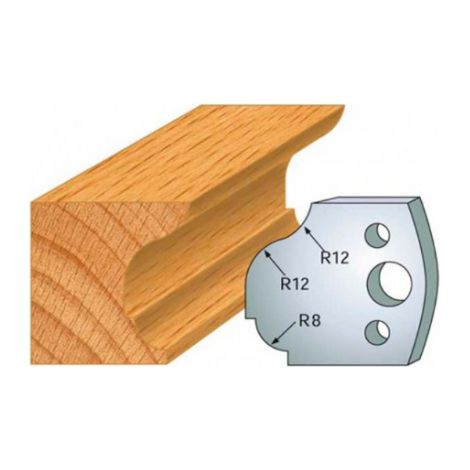 Leman - Jeu de 2 fers profilés acier Ht.40 mm N°061