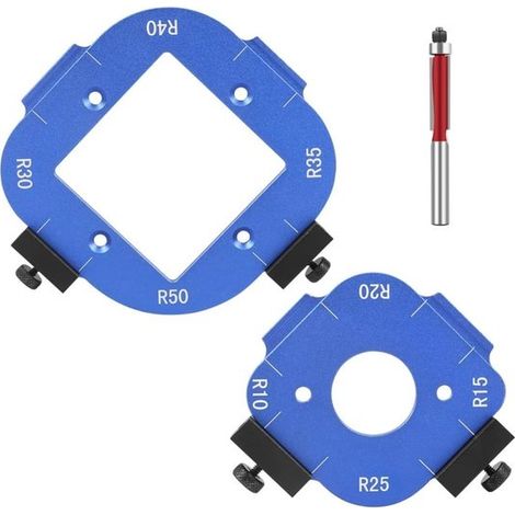 Abrundungslehre für Kleiderschrankecken 8 Radius, präzise (1/5)