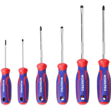 Jeu De 6 Tournevis Workpro (1/2)
