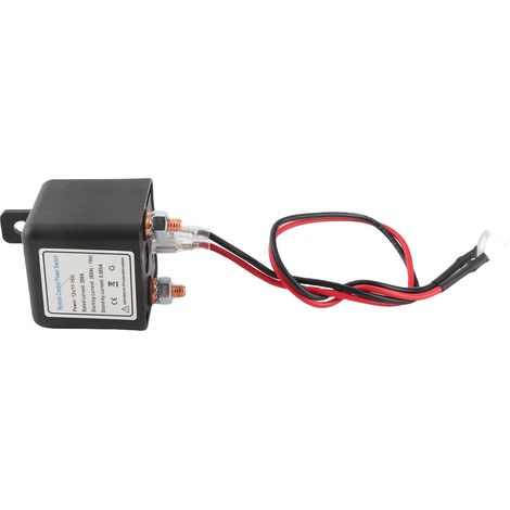 GARRYFIZH Coupe-circuit pour voiture 12V/24V 200A - Interrupteur à distance pour batterie, anti-vol, coupure/fermeture automatique
