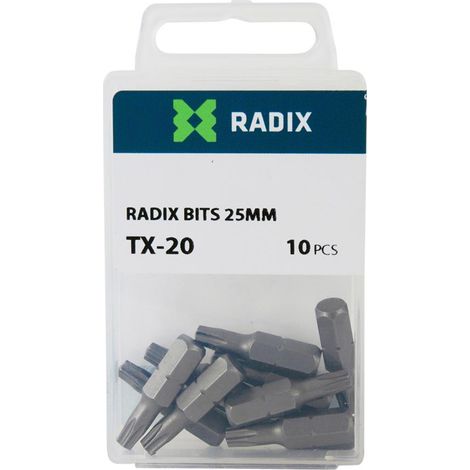 Embout de vissage - Radix - TX20 (10 pièces) (1/2)