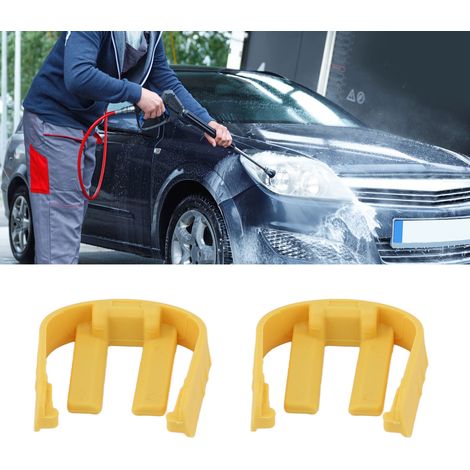 Convient aux clips et anneaux de fixation rapide pour machines de lavage auto Karcher K23K4K5K6K7 (jaune) (1/5)