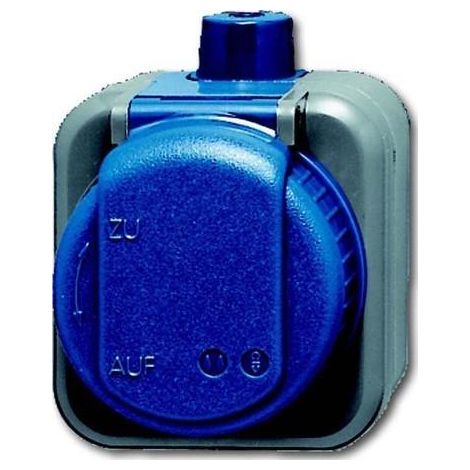 Busch Jaeger 2083-0-0343 presa SCHUKO blu robusta