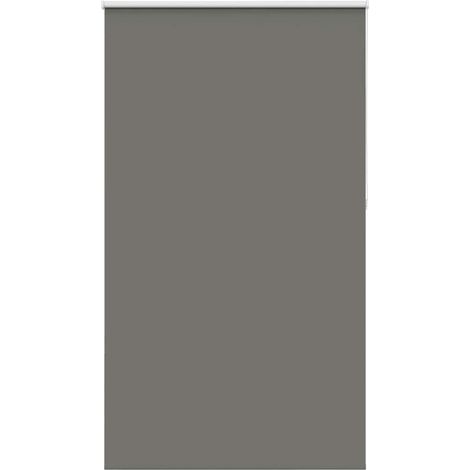 Verdunkelungsrollo Grau 130x210cm Stoffbreite 126,6cm Polyester