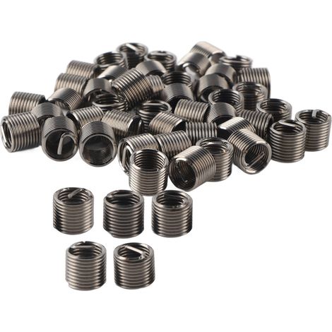50 Stück Reduziermuttern-Reparaturset für Edelstahlbefestigungselemente mit Außengewinde auf Innengewinde M10x1,25/1,5D (1/5)