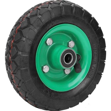 YWBL-WH Roulement précis de 150 mm pneus en caoutchouc, capacité de charge de 250 kg de 6 pouces, pneus de 6 pouces pour chariots à outils, gonflable avec motifs de glissement, (1/5)
