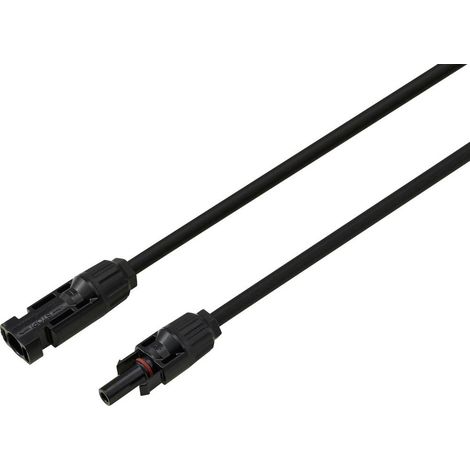 TRU COMPONENTS TC-13805748 Rallonge de câble solaire 6.0 mm² 30 A Longueur de câble 2 m