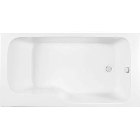 Baignoire bain douche JACOB DELAFON Malice version droite Blanc brillant 160 x 85
