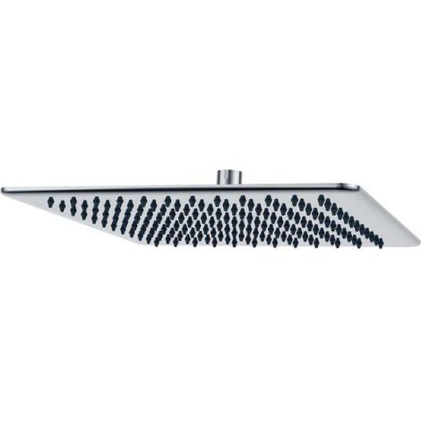 ERCOS Solo Soffione Doccia A Muro Quadrato Acciaio Inox 30 cm