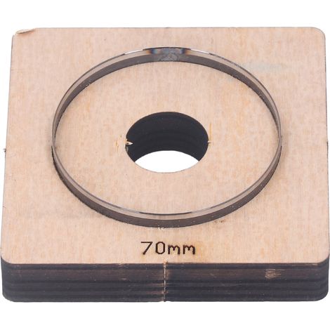 Matrice de découpe en cuir, poinçon rond 70mm pour papier caoutchouc, outil de moulage artisanal (1/5)