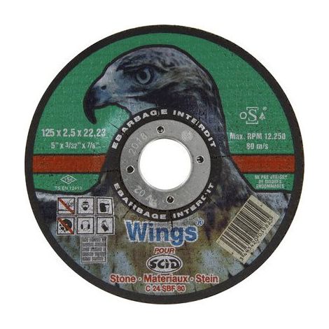 Disque à Tronçonner Usage Intensif Matériaux ø (mm) 125 (1/3)