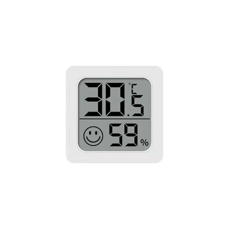 Thermomètre d'intérieur, affichage LCD de la température et de l'humidité, adhésif double face, instrument électronique de mesure de la température et de l'humidité. (1/5)