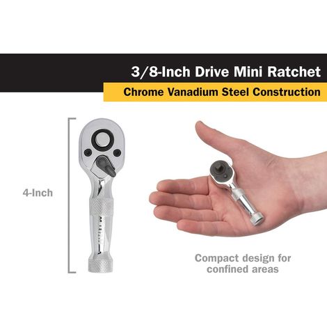 Titan Tools 12102 - Mini cricchetto, 3/8, 3,8, multicolore (1/3)