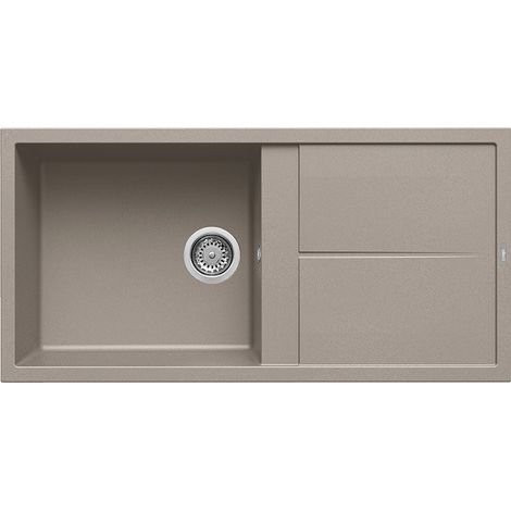 Lavello Elleci Incasso 1 vasca 100x50 Unico 480 Granitek Grigio Tortora LGU48043 (1/6)