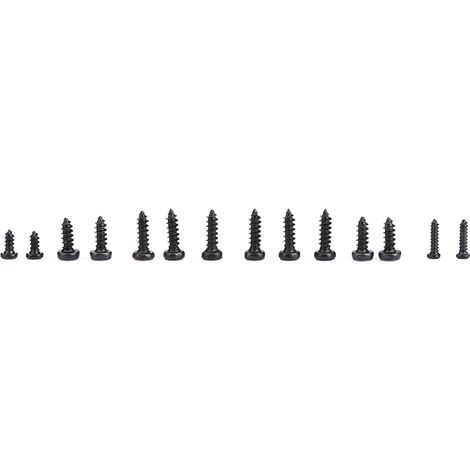 Kit de 1000 vis assorties en acier inoxydable, petites autotaraudeuses (1/5)